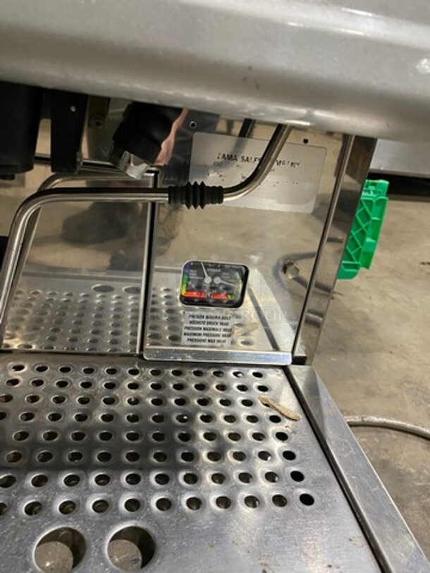 Commercial Countertop Espresso Machine! With Coffee Bean Grinder! All Stainless Steel! Model: AK2AA SN:360152 220/230V - Image 9 of 11