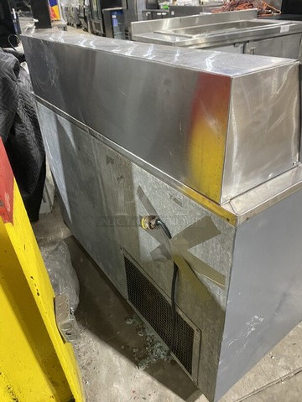 All Stainless Steel 48 Inch Mega Top Refrigerated Sandwich Prep Table! 115V 1 Phase!  - Image 4 of 9