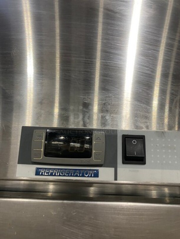 Norlake Commercial 2 Door Reach In Cooler! With Poly Coated Racks! All Stainless Steel! On Casters! Model: NR522SSS SN: 11090413 115V 60HZ 1 Phase  - Image 8 of 8