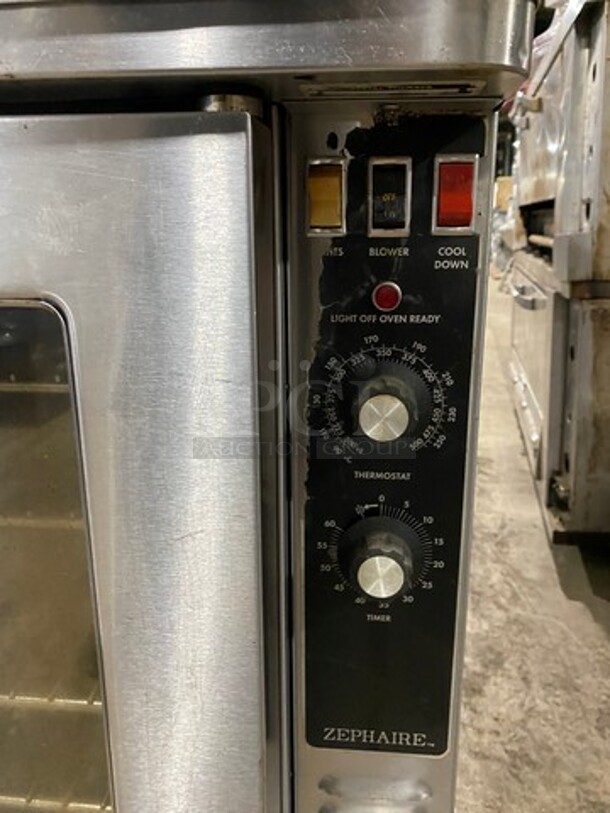 Blodgett Commercial Natural Gas Powered Double Deck Convection Oven! With View Through Doors! Metal Oven Racks! All Stainless Steel! On Casters! 2x Your Bid Makes One Unit! - Image 8 of 10