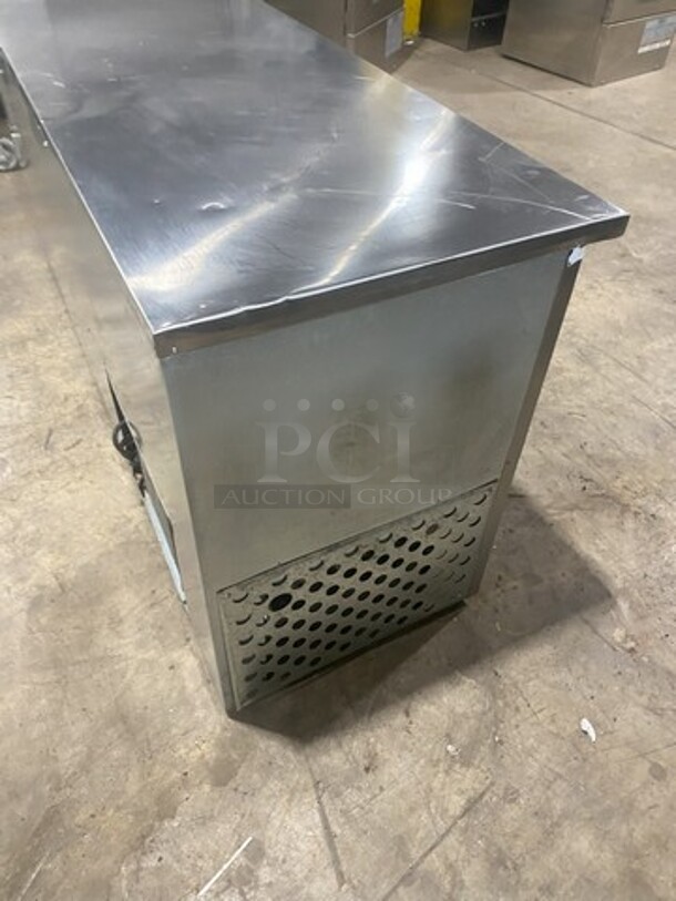 Leader All Stainless Steel 2 Door Refrigerated Lowboy/Worktop Cooler! Model LB60S/C Serial Ab03C0703A! 115V 1 Phase!  - Image 3 of 8