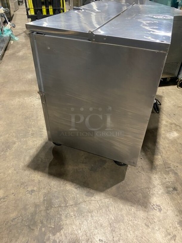Beverage Air Single Side Access Milk Cooler! Stainless Steel! On Casters! Model: SM49N 115V 60HZ 1 Phase - Image 2 of 7