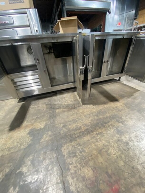 Commercial 4 Door Lowboy/ Work Top Cooler! All Stainless Steel! - Image 5 of 7