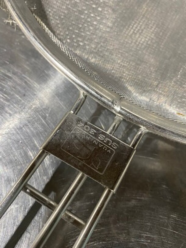 Round Metal Double Mesh Strainers! 2x Your Bid! - Image 4 of 4