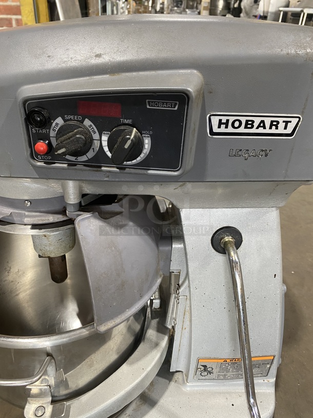 Hobart Legacy HL200 Metal Commercial Countertop! Planetary Dough Mixer w/ Stainless Steel Mixing Bowl!100-120 Volts, 1 Phase SN:31-1501-777! - Image 8 of 11