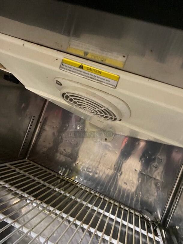 Everest Commercial Single Door Lowboy/ Worktop Cooler! All Stainless Steel! Model: ETBR1 SN: BTBR112100008 115V 60HZ 1 Phase - Image 6 of 8