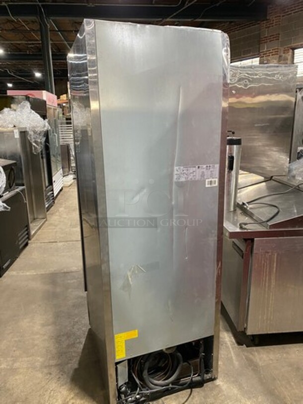 SG Single Door Reach In Freezer! With Poly Coated Racks! All Stainless Steel! Model: SD23SDSSFZ 115V! Powers On But Does Not Get Down To Temp! - Image 3 of 10