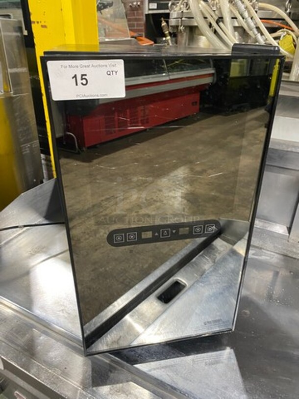 WINE ENTHUSIAST 18-Bottle Touchscreen Wine Cooler! With 2 Temps! All Stainless Steel! Model 2720318 Serial 314070520042! 110-120V! - Image 1 of 8