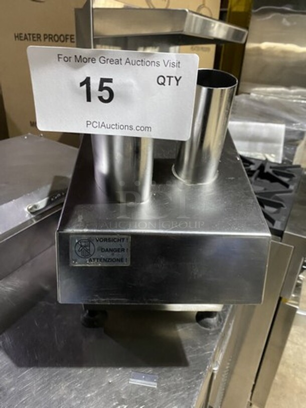 INOX Counter Top Food Processor! Model Chef 600! 120V 1 Phase!  - Image 1 of 8