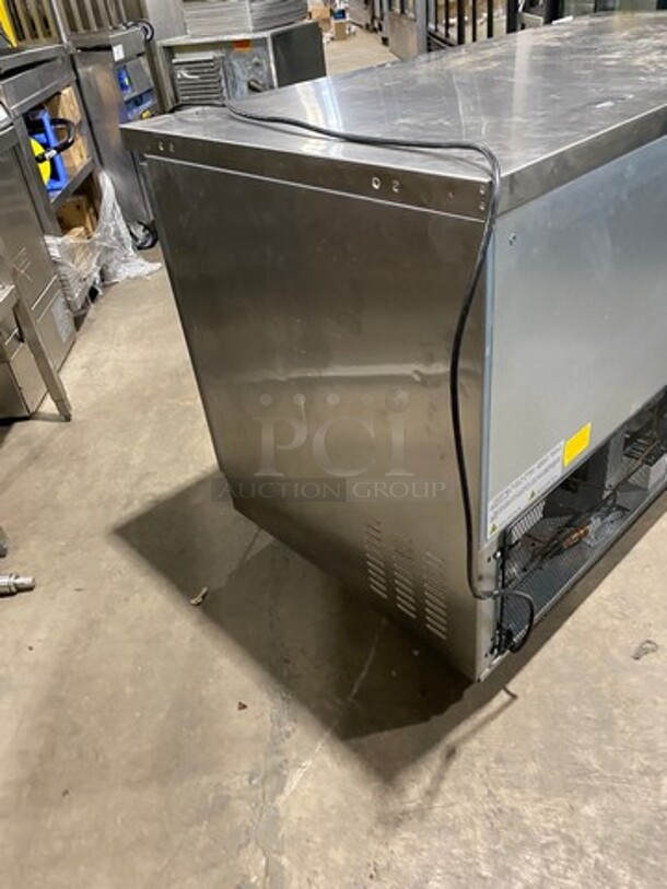 Artic Air Commercial 2 Door Lowboy/Worktop Cooler! With Poly Coated Racks! All Stainless Steel! On Casters! Model: AUC60RZ SN: H22037902 115V 60HZ 1 Phase - Image 4 of 8