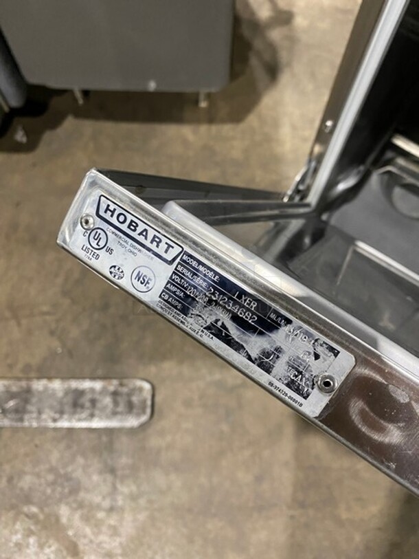 Hobart Under The Counter Commercial Dishwasher! Advansys Series! Model LXER SN: 231234682 120/208/240V  - Image 7 of 8