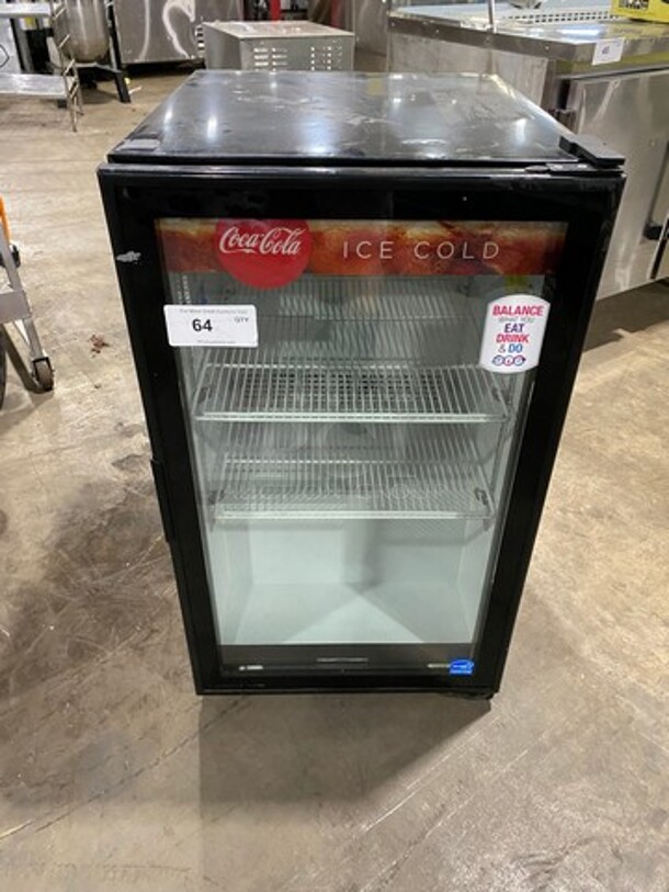 COOL! LATE MODEL! 2017 Imbera Commercial Countertop Mini Reach In Cooler Merchandiser! With View Through Door! Poly Coated Racks! Model: VR06CO2 SN: 265170200539 115V 60HZ 1 Phase
