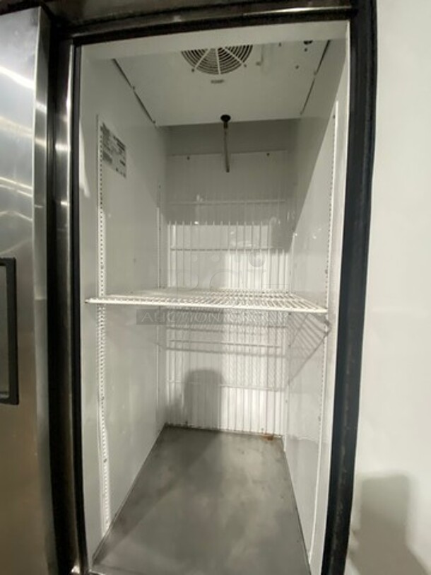True Commercial 2 Door Half Cooler Half Freezer Combo Unit! With Poly Coated Racks! All Stainless Steel! On Casters! Model: T49DT SN: 6899821 115V 60HZ 1 Phase - Image 8 of 10