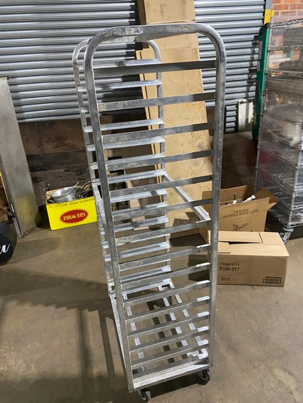 Metal Commercial Pan Transport Rack on Commercial Casters! - Image 2 of 4