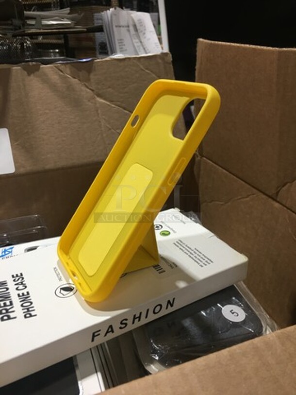 ALL ONE MONEY! NEW! 15 My Choice Premium Case For iPhone 13! With Built In Phone Stand! Comes In Black, Yellow And Navy Blue! - Image 3 of 4