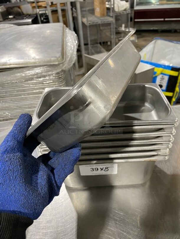 Assorted Size Commercial Steam Table/ Prep Table Food Pans! All Stainless Steel! 8x Your Bid! - Image 5 of 6