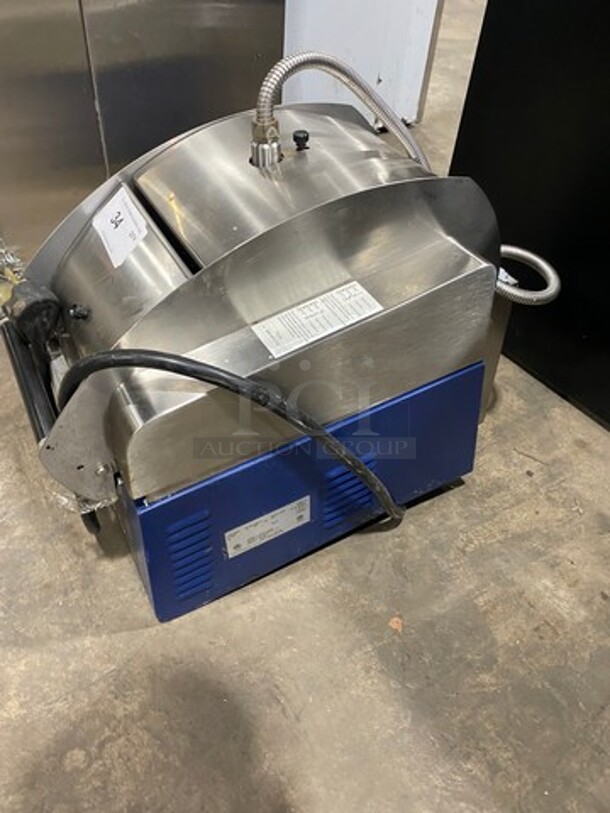 LATE MODEL! 2017 Electrolux Commercial Countertop Electric Powered Panini Flat Press! With Digital Controls! Stainless Steel Body! On Small Legs! Model: HSPPA1 SN: 70410034 208V 60HZ 1 Phase - Image 2 of 9