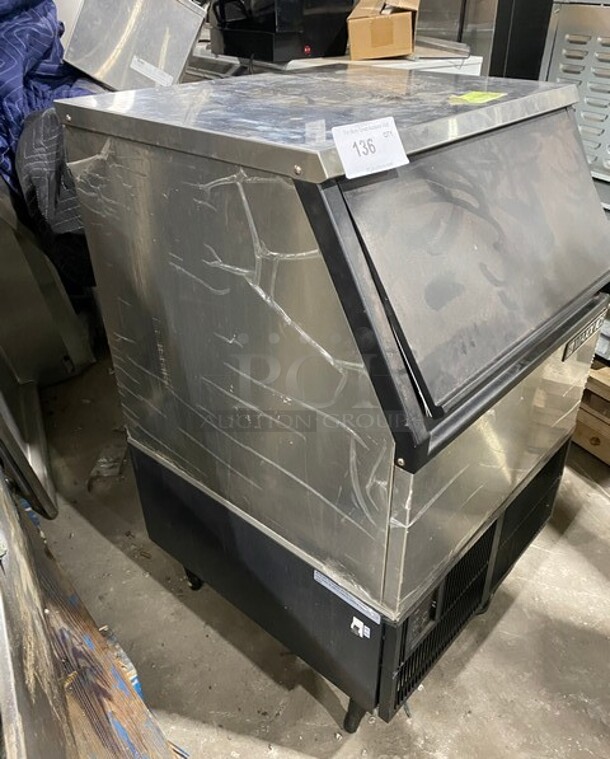 2003 Asbury Maxx Ice Stainless Steel Commercial Self Contained Undercounter Ice Machine! MODEL MIM250 SN: 02500320225 115V  - Image 2 of 7
