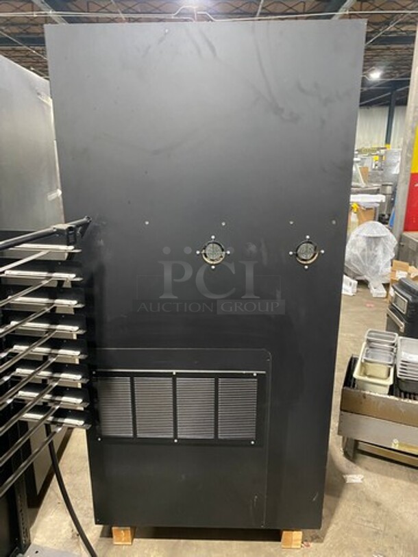 Structural Concepts Bakery Goods/Food Display Case Merchandiser! Commercial Work Top/ Prep Station! With Overhead Cabinet! With Food Pan Cut Out! 3 Small Compartment Storage! With Legs! - Image 4 of 7