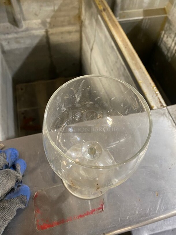ALL ONE MONEY! Stemmed Wine Glasses! Includes Poly Cup Crate! - Image 3 of 3