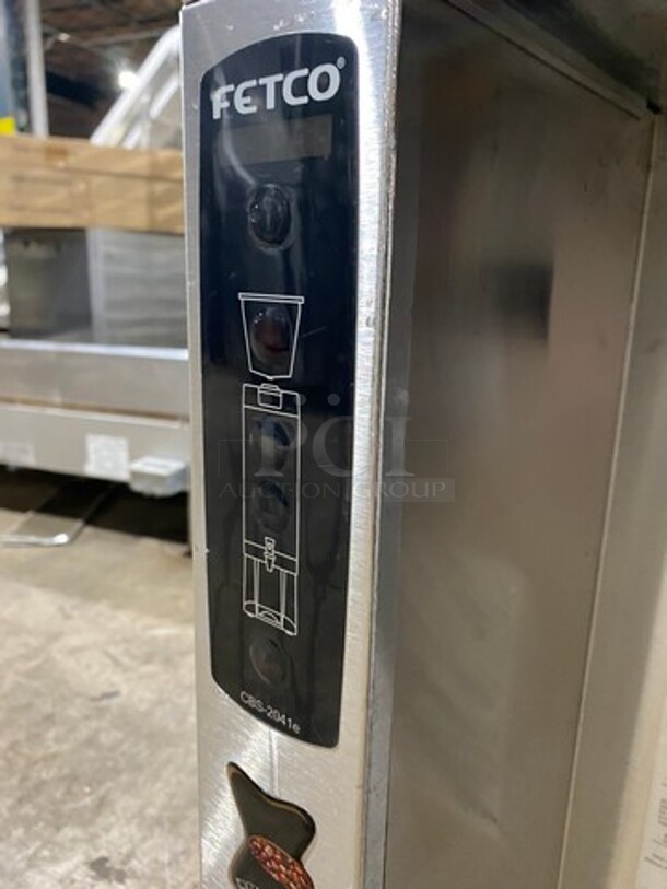 Fetco Commercial Countertop Coffee Brewing Machine! All Stainless Steel! On Legs! Model: CBS2041E - Image 7 of 8