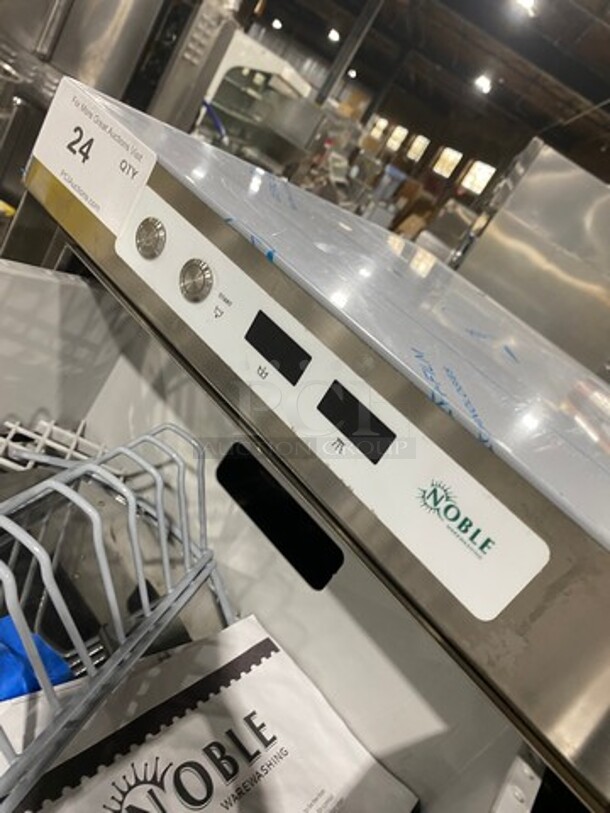 NEW! SCRATCH-N-DENT! LATE MODEL! 2022 Noble Commercial Undercounter Dishwasher! All Stainless Steel! Model: 495HTGW22 SN: 8102695713 208/240V 60HZ 1 Phase - Image 6 of 8