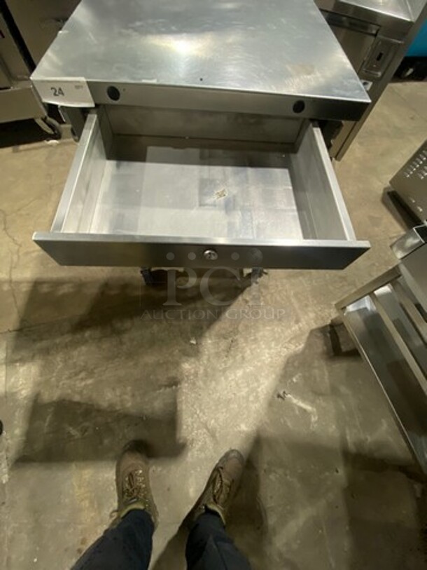 Commercial Portable Cashier Station! All Stainless Steel! On Casters! - Image 6 of 7