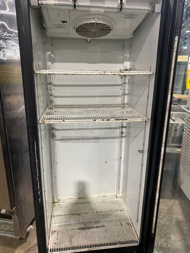 Imbera Commercial Single Glass Door Reach In Refrigerator/Merchandiser! With Poly Coated Racks! 115V 1 Phase! Model: G319 SN: 534110603262! - Image 5 of 7