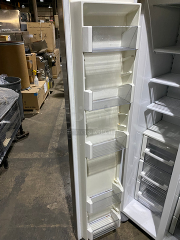 Sub Zero Commercial 2 Door Reach In Refrigerator/Freezer! With Shelves And Poly Coated Racks! All Stainless Steel! - Image 6 of 11