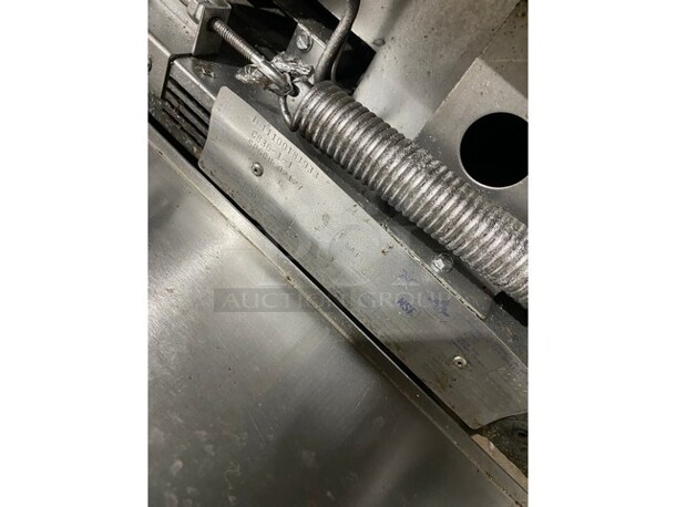 US Range Natural Gas Powered French Top Range! With Full Size Oven Underneath! All Stainless Steel! On Casters!  - Image 9 of 12