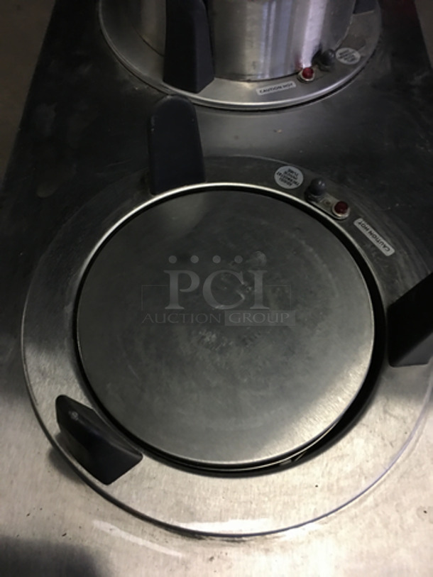 NICE! Lakeside Commercial Electric Powered Dual Heated Plate Return! All Stainless Steel! On Casters! - Image 5 of 8