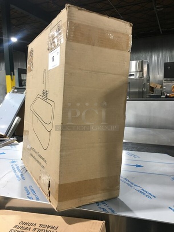 NEW! IN THE BOX! Atlanta Culinary Wall Mount Hand Sink! All Stainless Steel! - Image 2 of 5