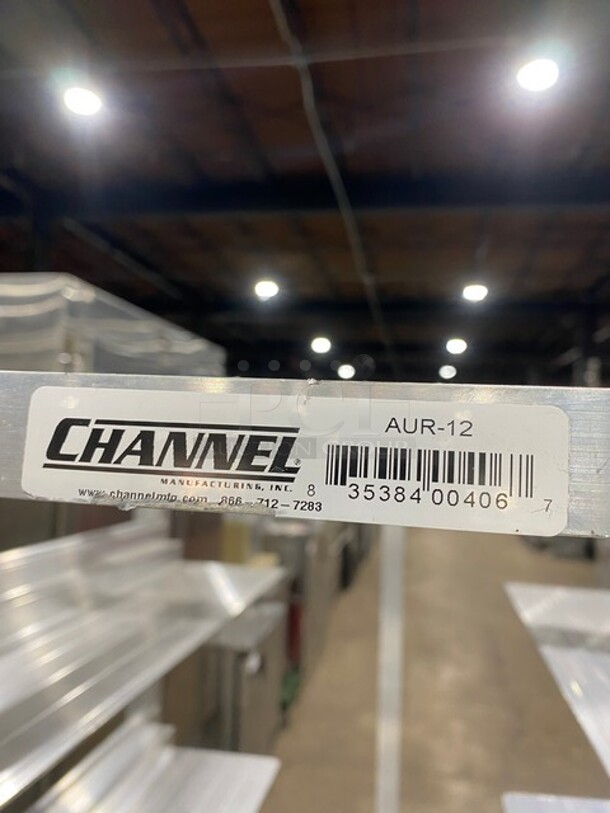 New! Channel Metal Commercial Pan Transport Rack! On Casters! MODEL AUR12 - Image 6 of 6