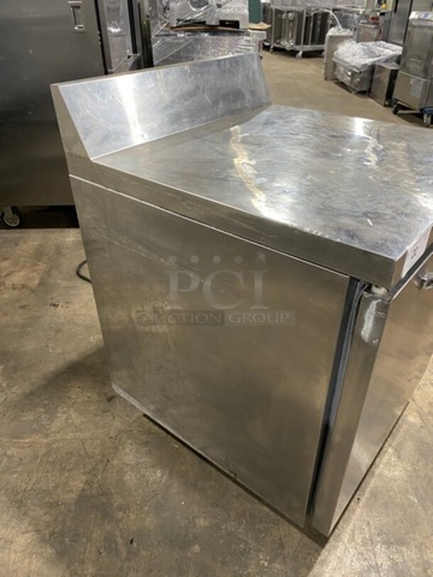 SWEET! Continental Commercial Single Door Lowboy/Worktop Freezer! With Back Splash! All Stainless Steel! Model: SWF27BS SN: 15850728 115V 60HZ 1 Phase - Image 2 of 8
