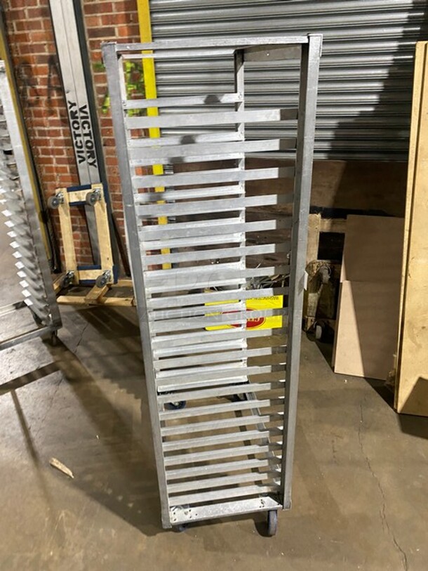Metal Commercial Pan Transport Rack on Commercial Casters! - Image 2 of 5