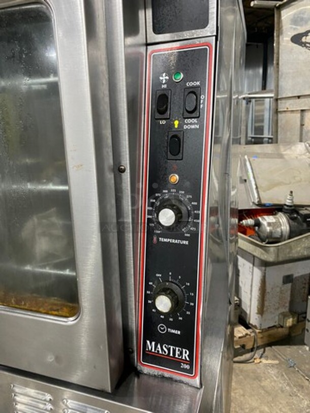 Garland Commercial Gas Powered Double Deck Convection Oven! With View Through Doors! Metal Oven Racks! All Stainless Steel! On Casters! 2x Your Bid Makes One Unit! - Image 7 of 9