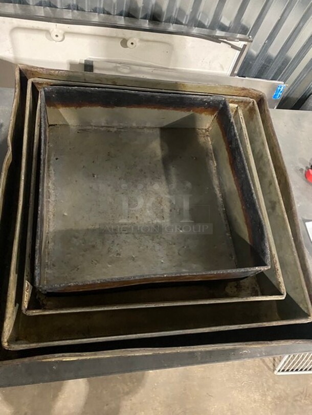 All One Money! Tin Square Cake Pans! - Image 2 of 5