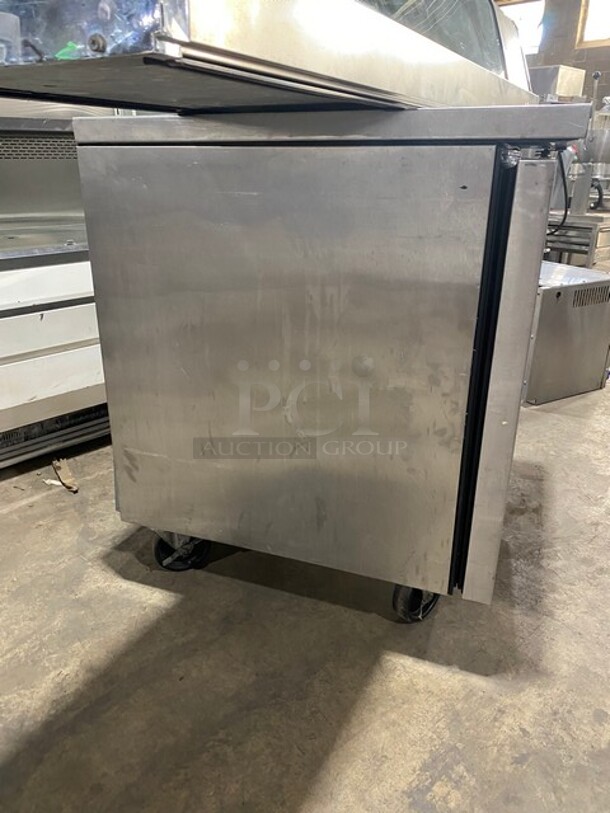 LATE MODEL! 2019 True Commercial Single Door Lowboy/Worktop Freezer! All Stainless Steel! On Casters! With New Compressor! Model: TUC27FHC SN: 9722430 115V 60HZ 1 Phase - Image 3 of 7