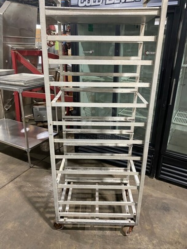 Metal Commercial Pan Transport Rack! On Casters! - Image 2 of 3