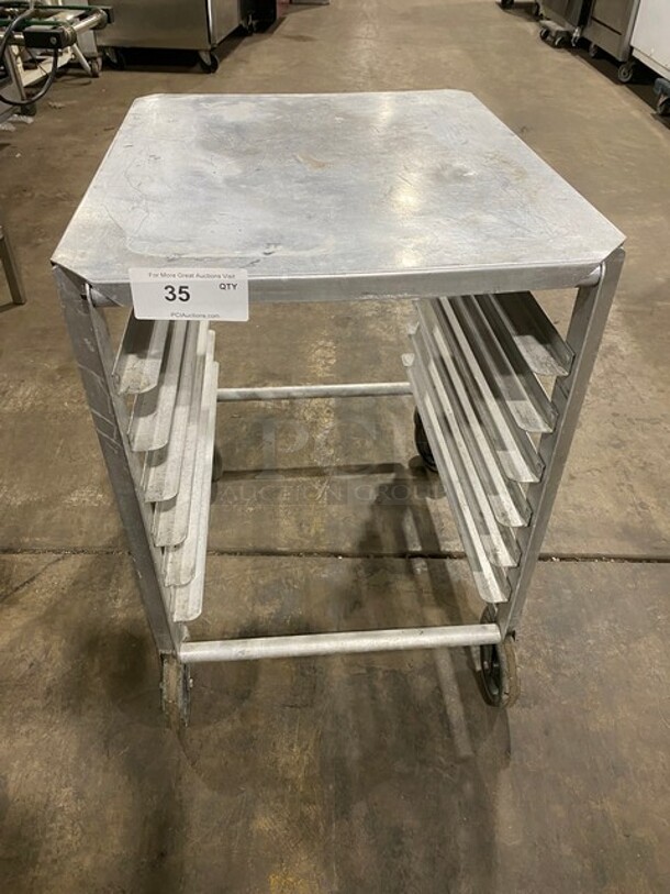 Commercial Undercounter 6 Pan Transport Rack! On Casters!  - Image 1 of 6