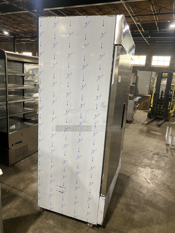  All Stainless Steel Commercial 2 Door Reach In Freezer! On Casters! Eletric Powered! MODEL:1220FD 220V 1 Phase! - Image 2 of 9
