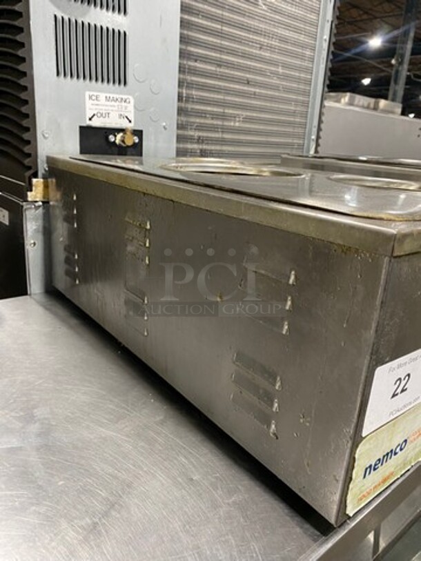Nemco Commercial Countertop Single Well Food Warmer! All Stainless Steel! WORKING WHEN REMOVED! Model: 6055A SN: J190038 120V - Image 2 of 8