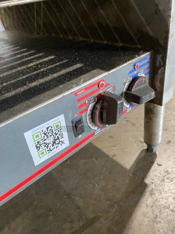 APW Wyott Commercial Countertop Hot Dog Roller Grill! All Stainless Steel! Model: HRS755T SN: 817961611364 208/240V 60HZ 1 Phase - Image 6 of 8