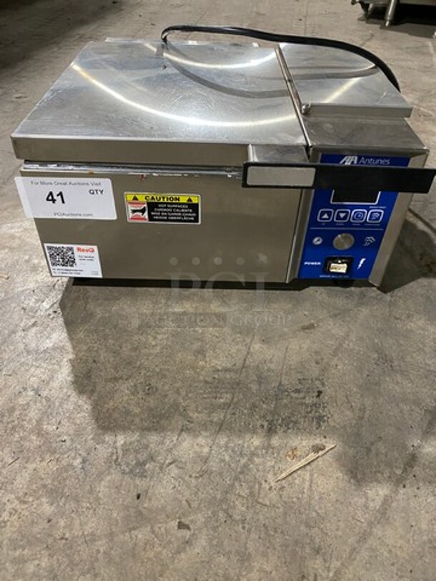 Antunes Commercial Countertop Electric Powered Deluxe Food Warmer! Stainless Steel! Model: DFW150CF SN: 19011385 120V - Image 1 of 9