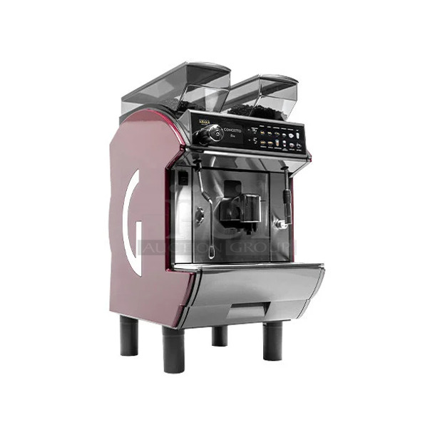 BRAND NEW SCRATCH AND DENT! Gaggia Concetto 2M Stainless Steel Commercial Countertop Super Automatic Espresso Machine. 208 Volts. - Item #1111995
