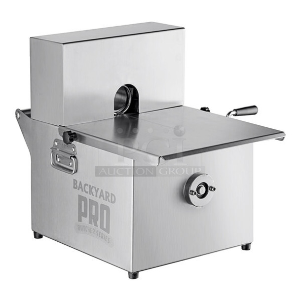 BRAND NEW SCRATCH AND DENT! Backyard Pro Butcher Series BMSTM 18 1/2" x 11 3/8" x 13 3/8" Manual Sausage Tying Machine - Image 1 of 8
