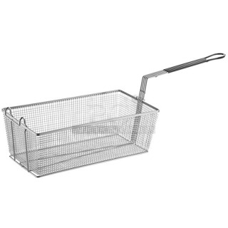 2 BRAND NEW SCRATCH AND DENT! Assure 190FB1796 17 1/2" x 9 1/4" x 6 1/4" Fryer Basket with Front Hook. 2 Times Your Bid! 