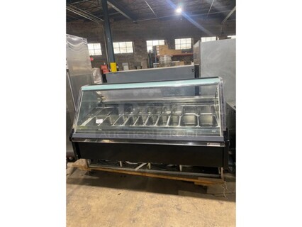 Oscartielle Gelato Display Dipping Cabinet! Twenty Tray! Full Glass Display! Working When Removed!