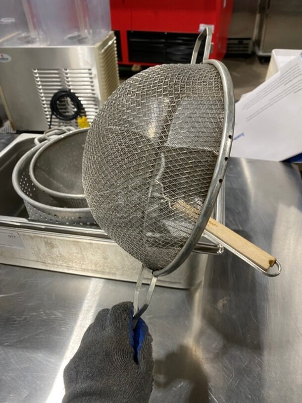 All One Lot! Stainless Steel Food Pans, Strainers! - Image 3 of 12