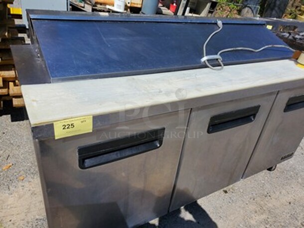 Blue Air Three Solid Door Prep Table|Sandwich Table on Casters! - Image 2 of 4